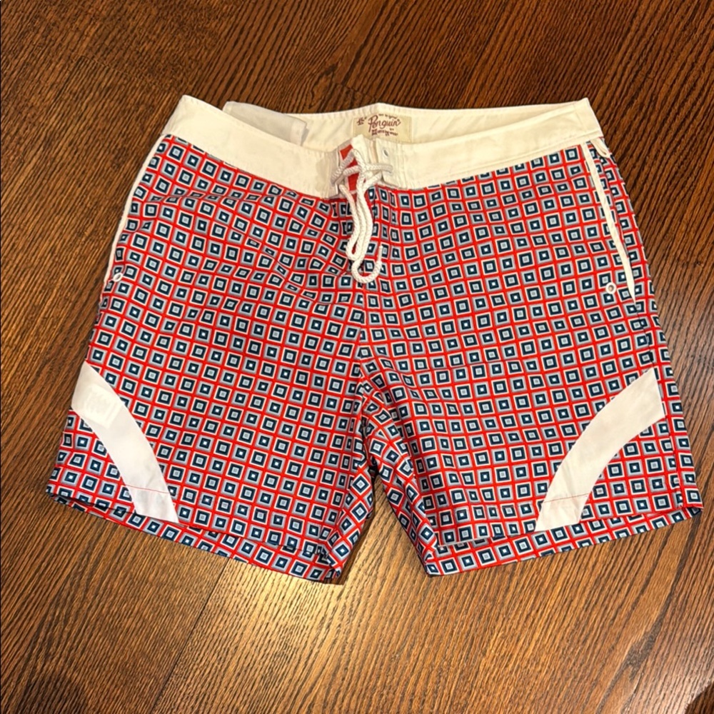 Stylish Geometric Swim Shorts
